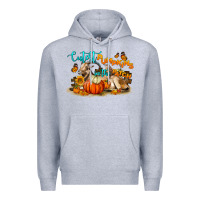 Heather Grey Fall Cutest Pumpkin In The Patch Premium Hoodie - LillyAllenDesigns