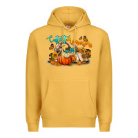 Mustard Fall Cutest Pumpkin In The Patch Premium Hoodie - LillyAllenDesigns