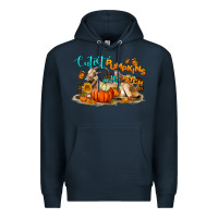 Navy Fall Cutest Pumpkin In The Patch Premium Hoodie - LillyAllenDesigns