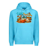 Ocean Blue Fall Cutest Pumpkin In The Patch Premium Hoodie - LillyAllenDesigns