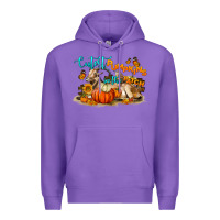 Purple Fall Cutest Pumpkin In The Patch Premium Hoodie - LillyAllenDesigns