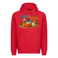 Red Fall Cutest Pumpkin In The Patch Premium Hoodie - LillyAllenDesigns