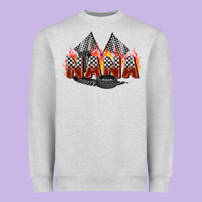 Race Nana Heavyweight Sweatshirt Designed By Zillion Design Studio