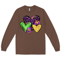 Chestnut hearts mardi gras Long Sleeve Tee - JahusDesignShop