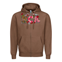 Chestnut valentines day rca Zipper Hoodie - NancyCooperArtShop