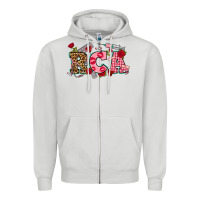 Dove Grey valentines day rca Zipper Hoodie - NancyCooperArtShop