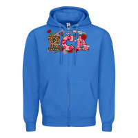 True Royal valentines day rca Zipper Hoodie - NancyCooperArtShop
