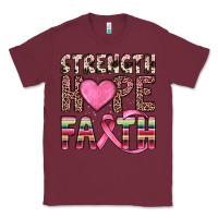 Burgundy strength hope faith Classic Tee - JahusDesignShop