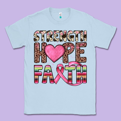 Strength Hope Faith Classic Tee Designed By Jahusdesignshop