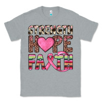 Heather Grey strength hope faith Classic Tee - JahusDesignShop