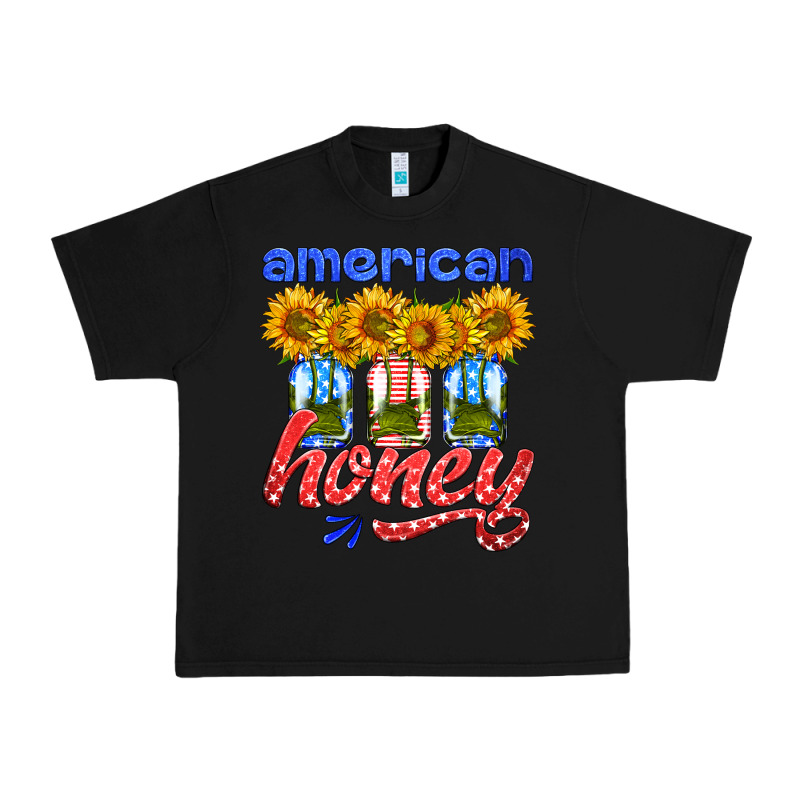 American Honey Sunflower Mason Jar Urban Heavy Tee by HRA Design Shop | Teevron