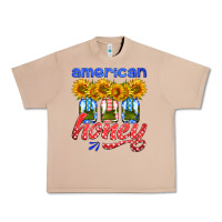 Burro american honey sunflower mason jar Urban Heavy Tee - HRA Design Shop