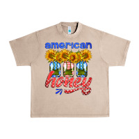 French Oak american honey sunflower mason jar Urban Heavy Tee - HRA Design Shop