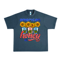 Midnight Navy american honey sunflower mason jar Urban Heavy Tee - HRA Design Shop
