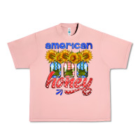 Salmon american honey sunflower mason jar Urban Heavy Tee - HRA Design Shop