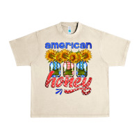 Sandshell american honey sunflower mason jar Urban Heavy Tee - HRA Design Shop