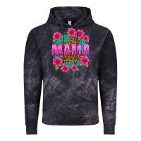 Cloud Black mama leopard background Vintage Hoodie - texasbilliewilder