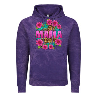 Cloud Purple mama leopard background Vintage Hoodie - texasbilliewilder