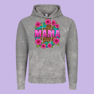 Mama Leopard Background Vintage Hoodie Designed By Texasbilliewilder