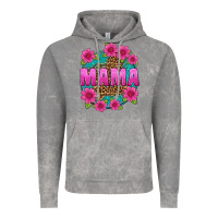 Cloud Rock mama leopard background Vintage Hoodie - texasbilliewilder