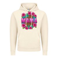 Vintage Artic mama leopard background Vintage Hoodie - texasbilliewilder