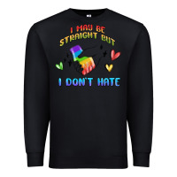 Black i may be straight pride day Premium Sweatshirt - MaliasSmallBusiness