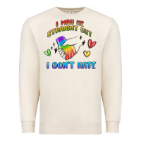 Sandshell i may be straight pride day Premium Sweatshirt - MaliasSmallBusiness