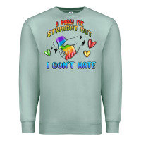 Seafoam i may be straight pride day Premium Sweatshirt - MaliasSmallBusiness
