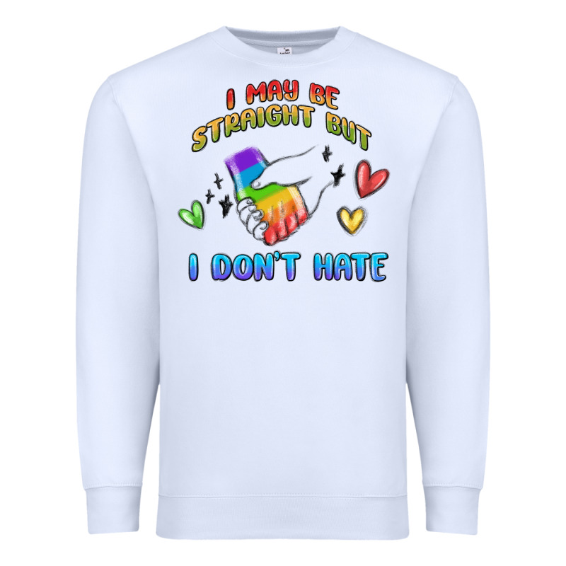 I May Be Straight Pride Day Premium Sweatshirt by MaliasSmallBusiness | Teevron