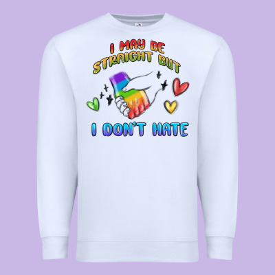 I May Be Straight Pride Day Premium Sweatshirt Designed By Maliassmallbusiness