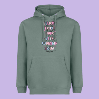 Believe Like Mary Trust Like Joseph Valentine S Da Heavyweight Hoodie Designed By Maliassmallbusiness