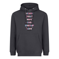 Smoke believe like mary trust like joseph valentine s da Heavyweight Hoodie - MaliasSmallBusiness