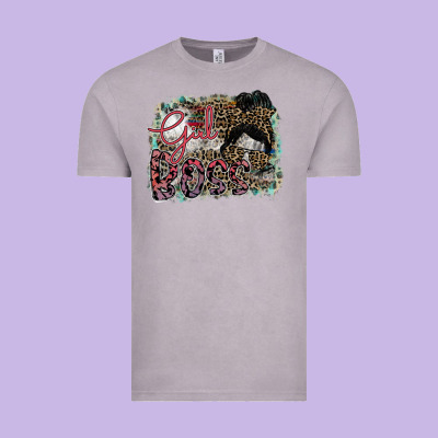 Girl Boss Vintage Tee Designed By Sublimationcraftshop