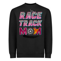 Black race track mom Heavyweight Sweatshirt - Zillion Design Studio