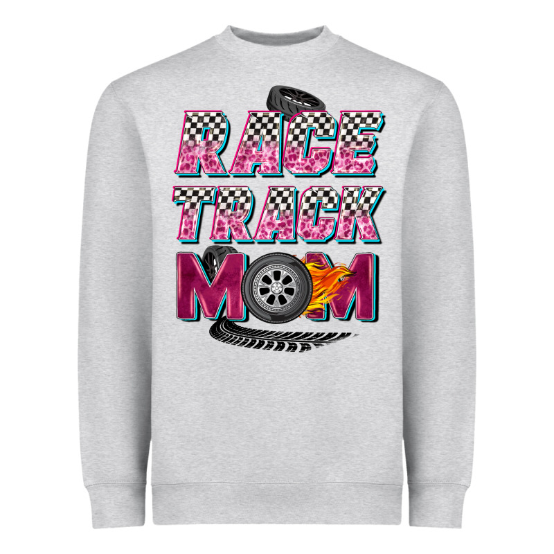 Race Track Mom Heavyweight Sweatshirt by Zillion Design Studio | Teevron