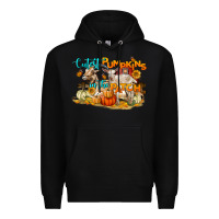 Black Cutest Pumpkin In The Patch Premium Hoodie - LillyAllenDesigns