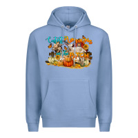 Colony Blue Cutest Pumpkin In The Patch Premium Hoodie - LillyAllenDesigns