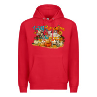 Red Cutest Pumpkin In The Patch Premium Hoodie - LillyAllenDesigns