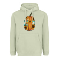 Matcha Serape sunflower pumpkin Heavyweight Hoodie - NancyCooperArtShop