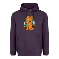 Plum Serape sunflower pumpkin Heavyweight Hoodie - NancyCooperArtShop