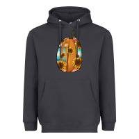 Smoke Serape sunflower pumpkin Heavyweight Hoodie - NancyCooperArtShop