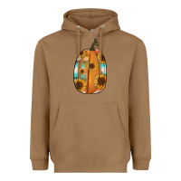 Toasted Coconut Serape sunflower pumpkin Heavyweight Hoodie - NancyCooperArtShop