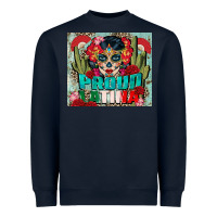 Navy proud latina tumbler 3 Heavyweight Sweatshirt - CTS Tumbler Store