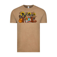 Vintage Coffee Welcome Fall Pumpkin Vintage Tee - CowhideDigitalArt