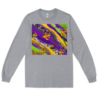 Heather Grey mardi gras fleur delis leopard and cowhide Long Sleeve Tee - AdoDesignShop