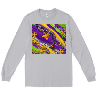 Moon Dust mardi gras fleur delis leopard and cowhide Long Sleeve Tee - AdoDesignShop