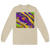 Mushroom mardi gras fleur delis leopard and cowhide Long Sleeve Tee - AdoDesignShop