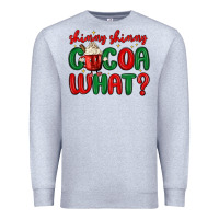 Heather Grey shimmy shimmy cocoa what Premium Sweatshirt - MaliasSmallBusiness