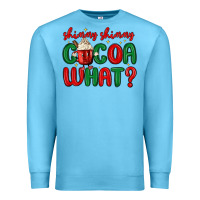 Ocean Blue shimmy shimmy cocoa what Premium Sweatshirt - MaliasSmallBusiness