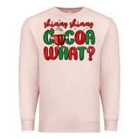 Pale Pink shimmy shimmy cocoa what Premium Sweatshirt - MaliasSmallBusiness